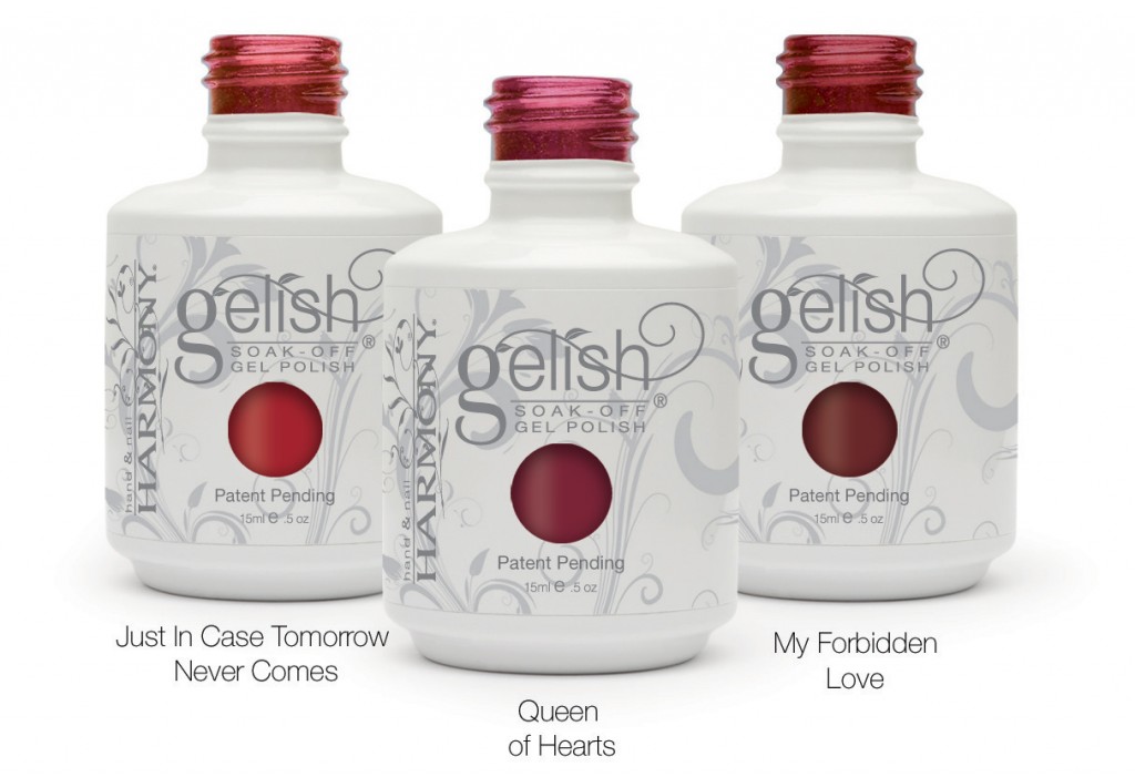 Gelish Winter Reds Bottles